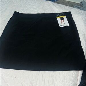 Rafaella Black Pencil Mini Skirt for Work